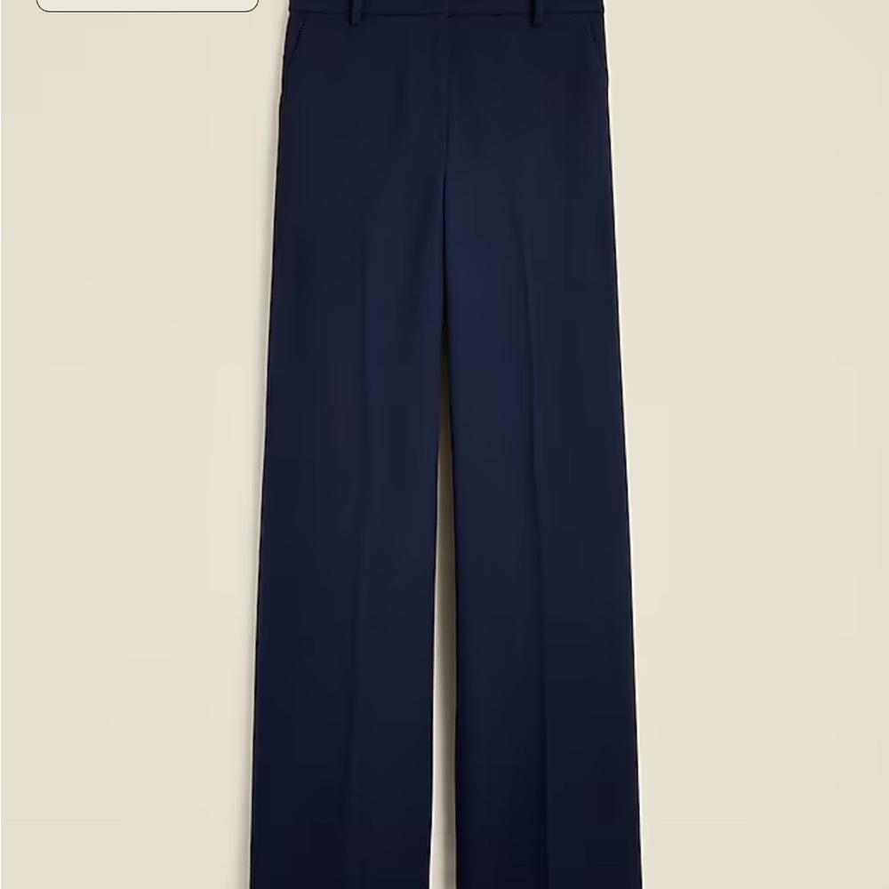 J.Crew Wide-leg trouser in four-season stretch